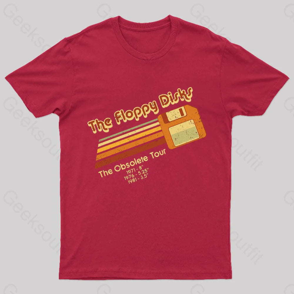 The Floppy Disks Vintage T-Shirt Red / S