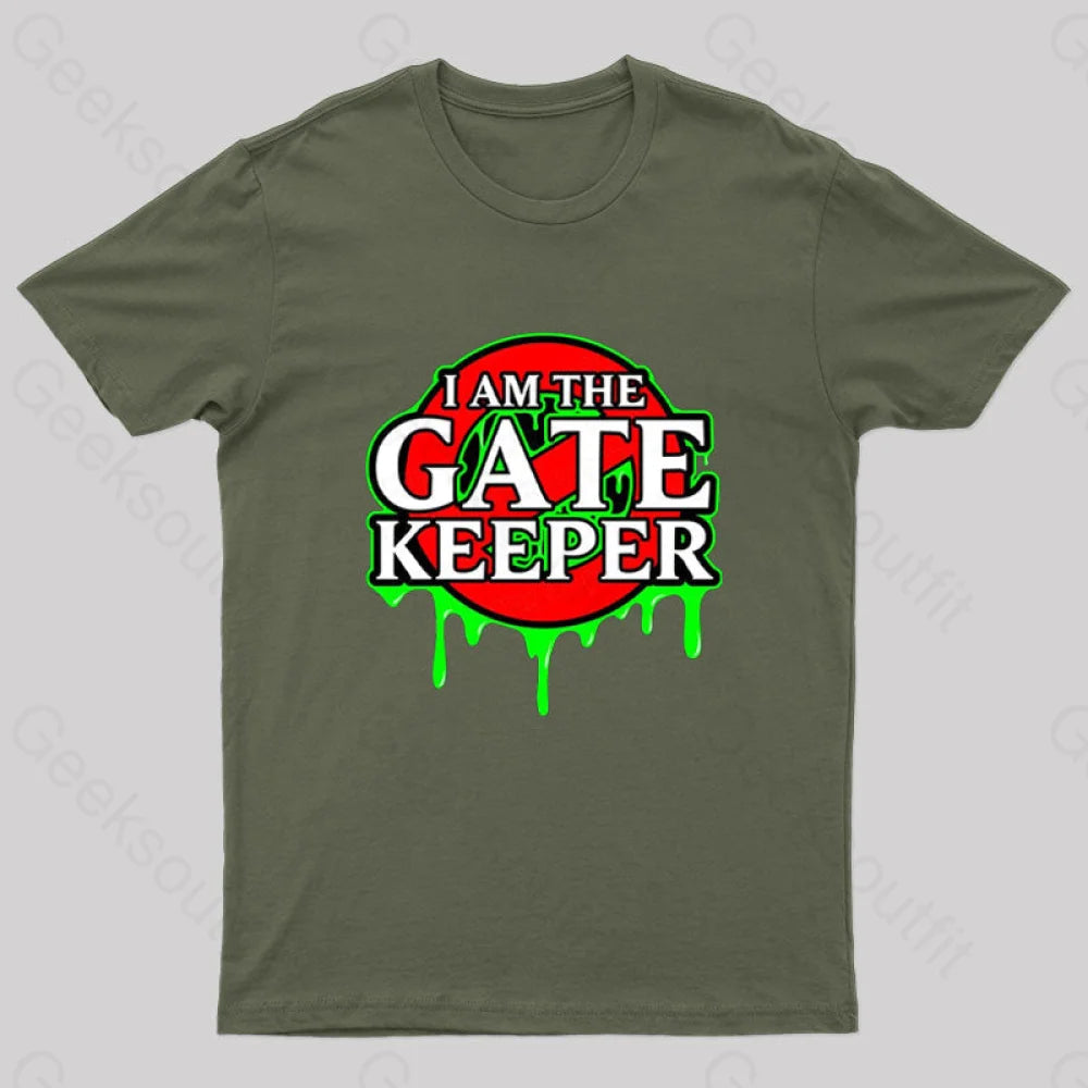 The Gatekeeper Nerd T-Shirt Army Green / S