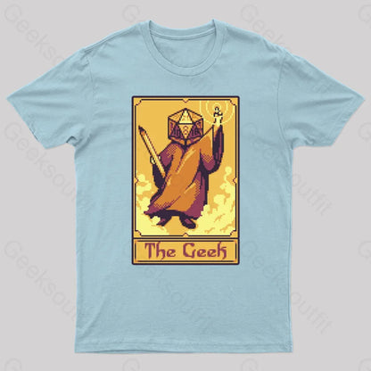 The Geek Card T-Shirt Light Blue / S