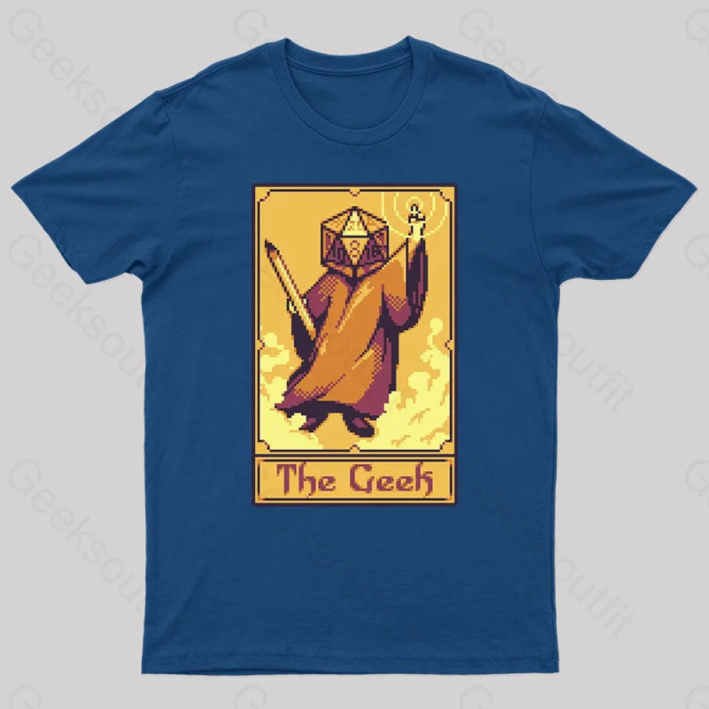 The Geek Card T-Shirt Navy / S