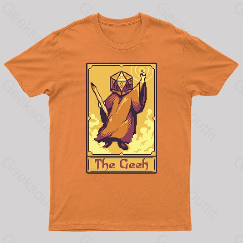 The Geek Card T-Shirt Orange / S