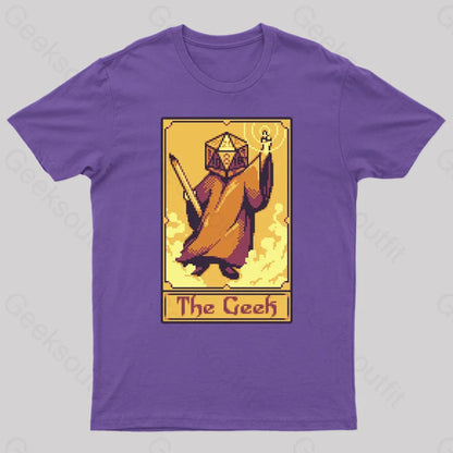 The Geek Card T-Shirt Purple / S