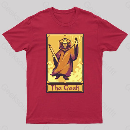 The Geek Card T-Shirt Red / S