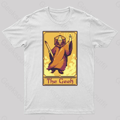 The Geek Card T-Shirt White / S