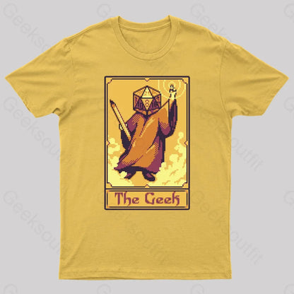 The Geek Card T-Shirt Yellow / S