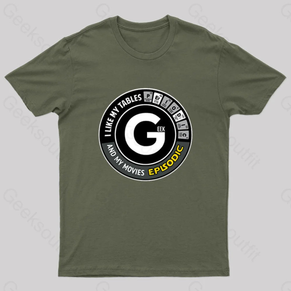 The Geek T-Shirt Army Green / S