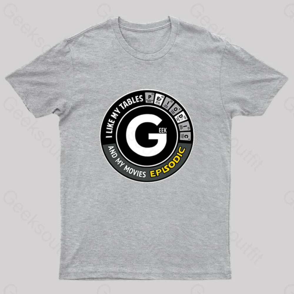 The Geek T-Shirt Grey / S