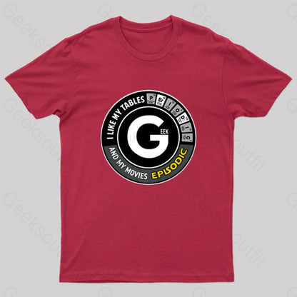 The Geek T-Shirt Red / S