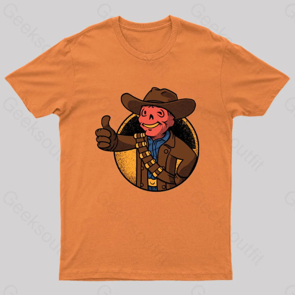 The Ghoul Nerd T-Shirt Orange / S