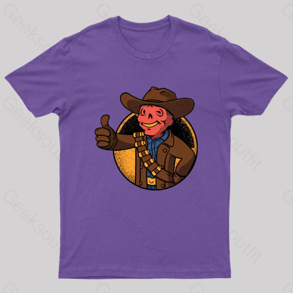 The Ghoul Nerd T-Shirt Purple / S