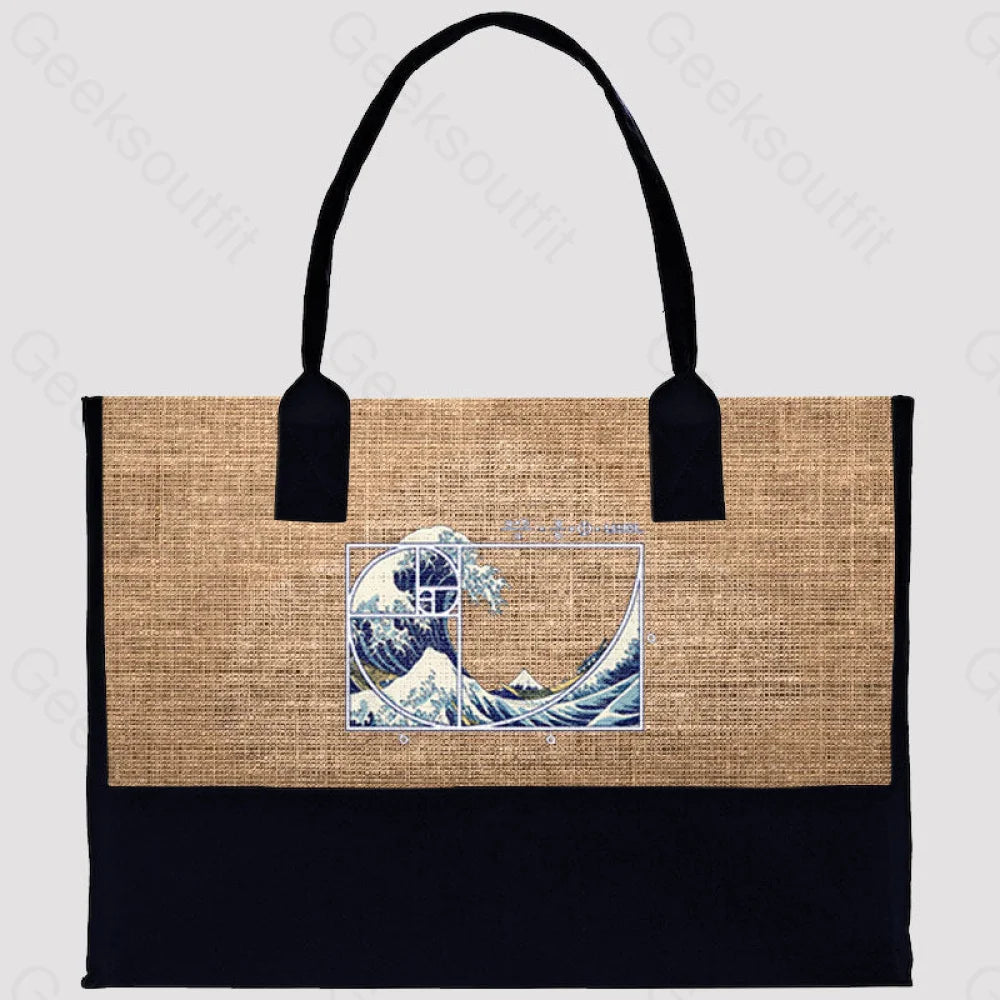 The Great Fibonacci Wave Cotton Tote Bag