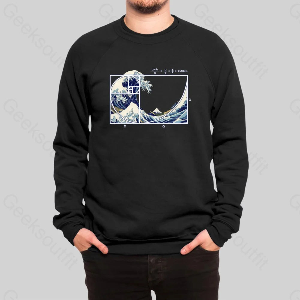 The Great Fibonacci Wave Sweatshirt - Geeksoutfit