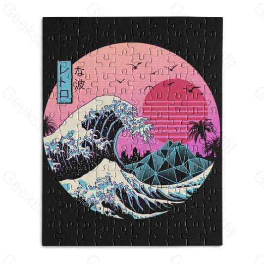 THE GREAT RETRO WAVE-Wooden Jigsaw Puzzle - Geeksoutfit