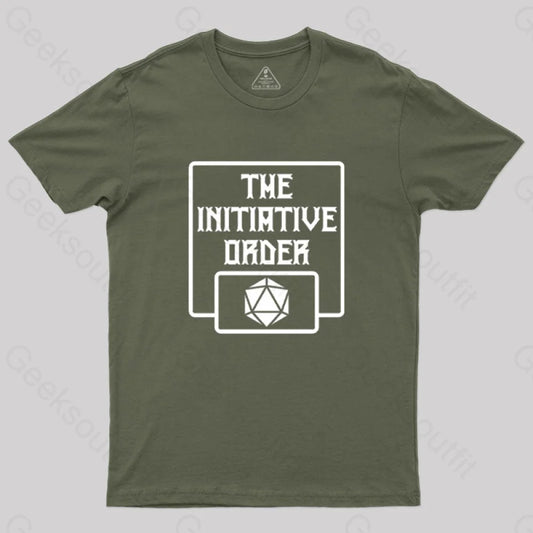 The Initiative Order T-Shirt Army Green / S