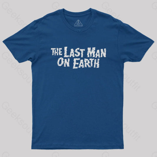 The Last Man On Earth Geek T-Shirt Navy / S