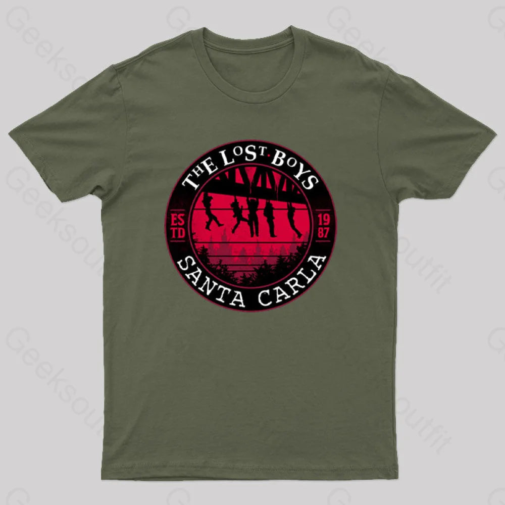 The Lost Boy Vintage T-Shirt Army Green / S