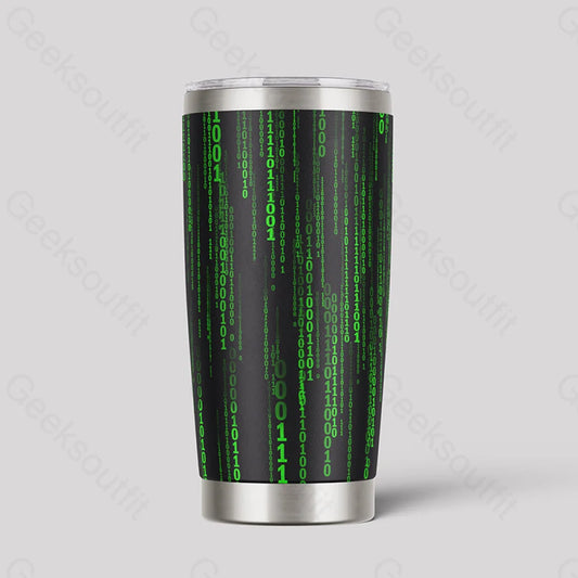 The Matrix Black Green Geeks Tumbler