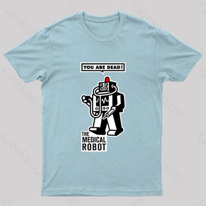 The Medical Robot Geek T-Shirt Light Blue / S