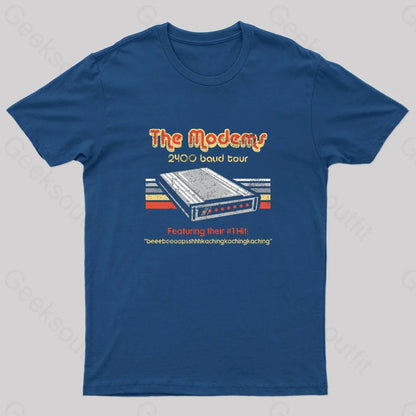 The Modems Nerd T-Shirt Navy / S