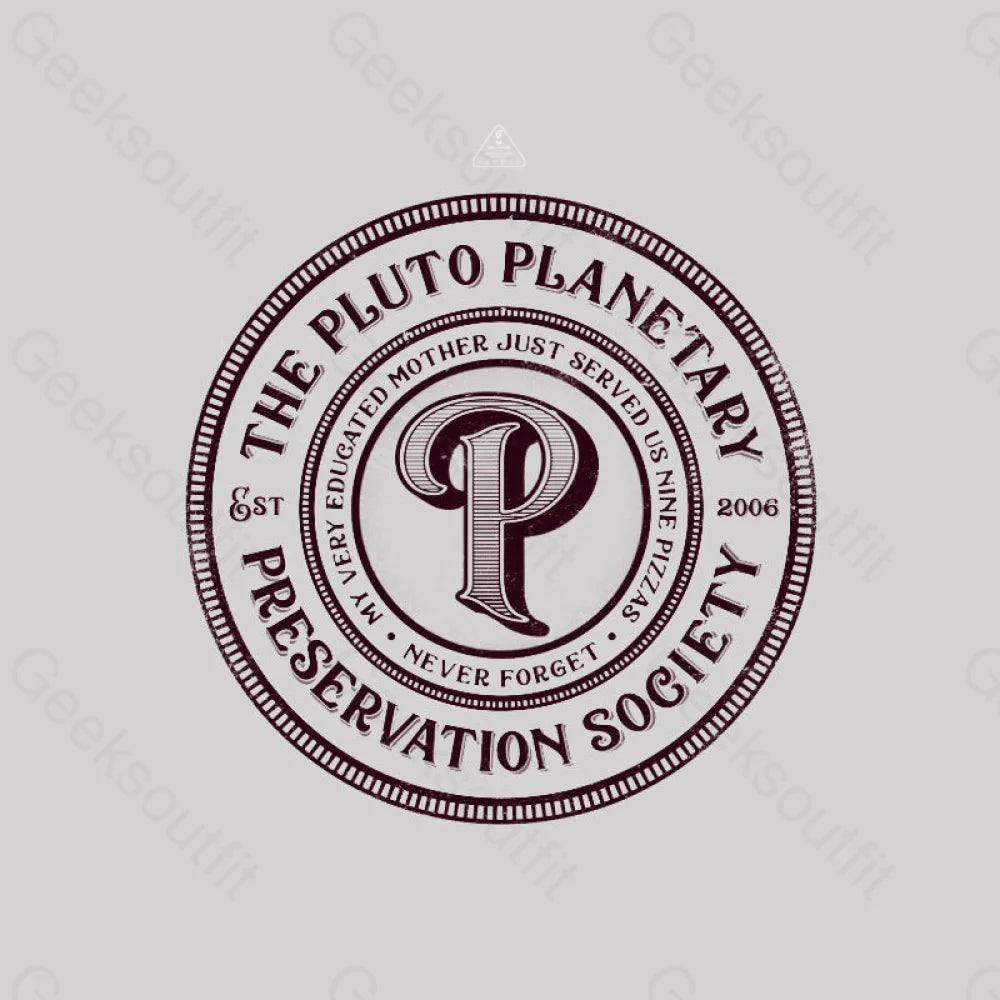 The Pluto Planetary Society T-Shirt