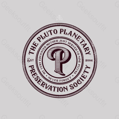 The Pluto Planetary Society T-Shirt