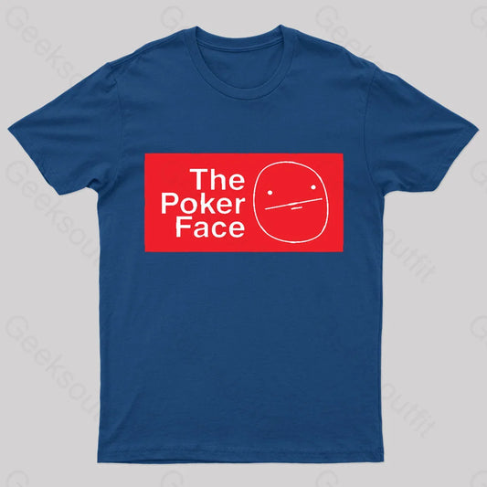 The Poker Face Nerd T-Shirt Navy / S