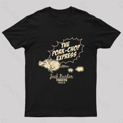 The Pork Chop Express Geek T-Shirt Black / S