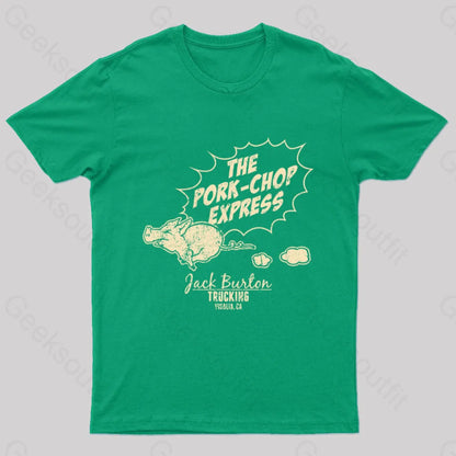 The Pork Chop Express Geek T-Shirt Green / S