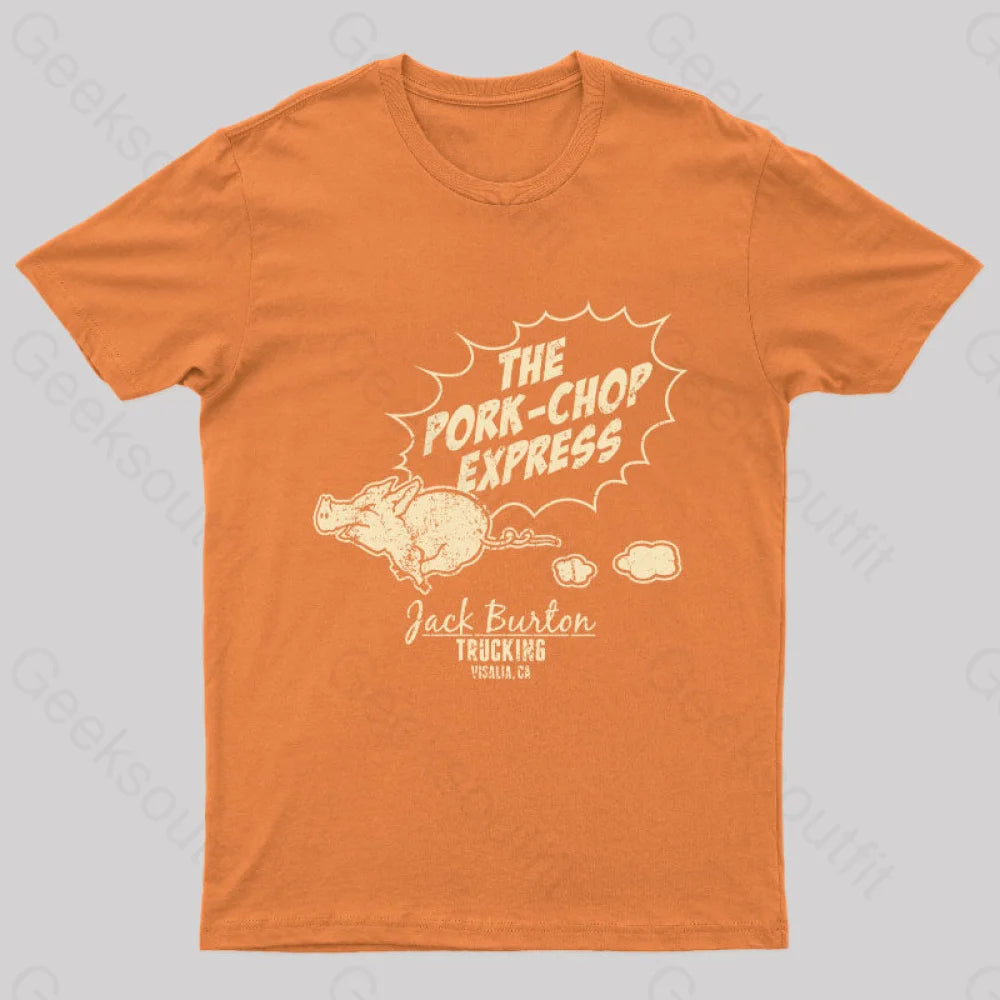 The Pork Chop Express Geek T-Shirt Orange / S