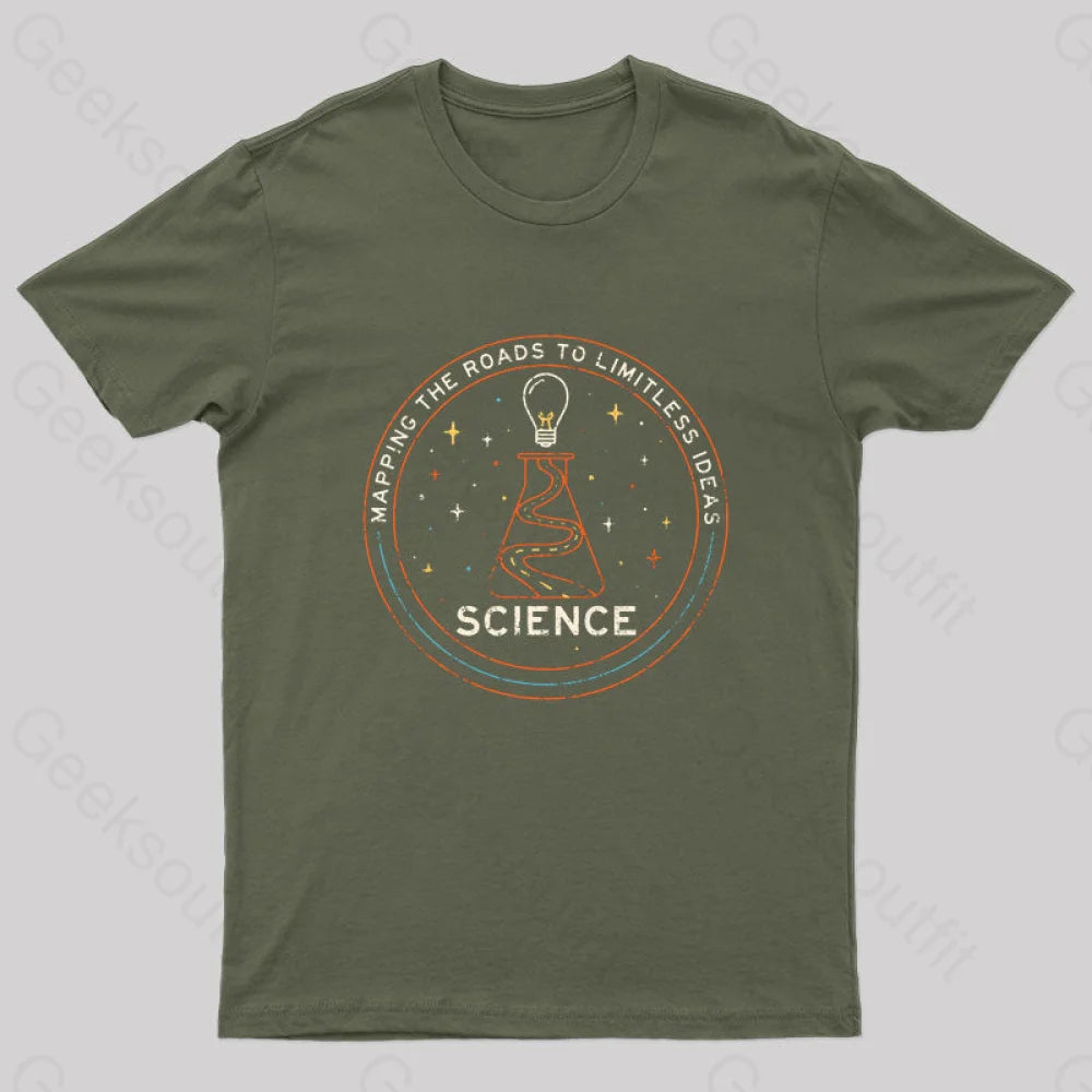 The Road To Ideas T-Shirt Army Green / S