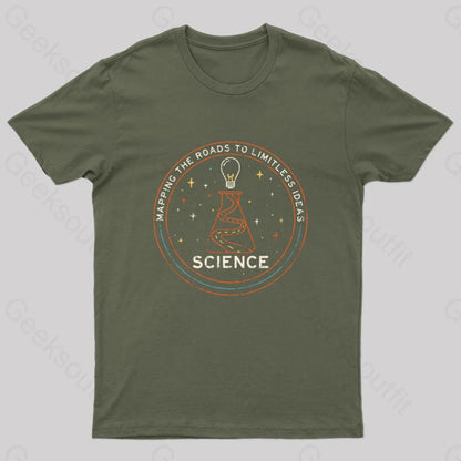 The Road To Ideas T-Shirt Army Green / S