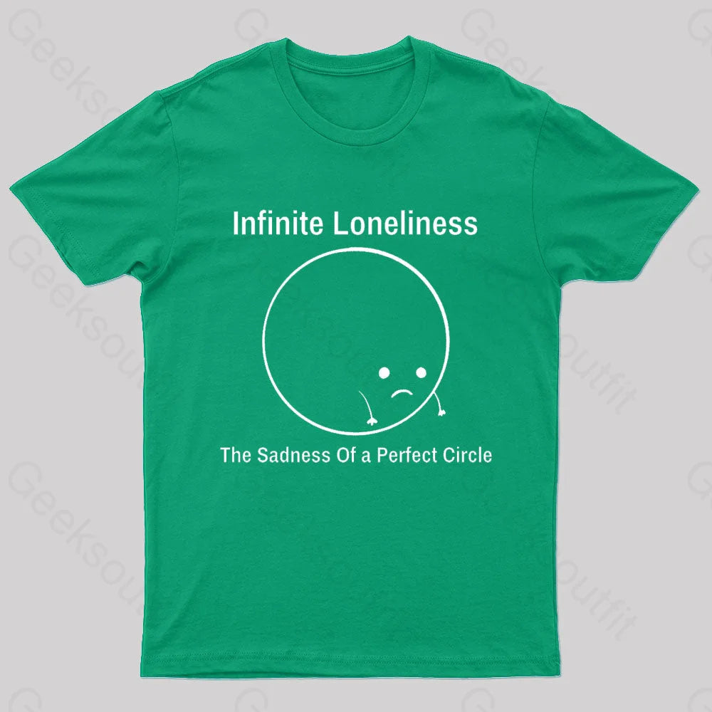 The Sadness Of A Perfect Circle Nerd T-Shirt Green / S