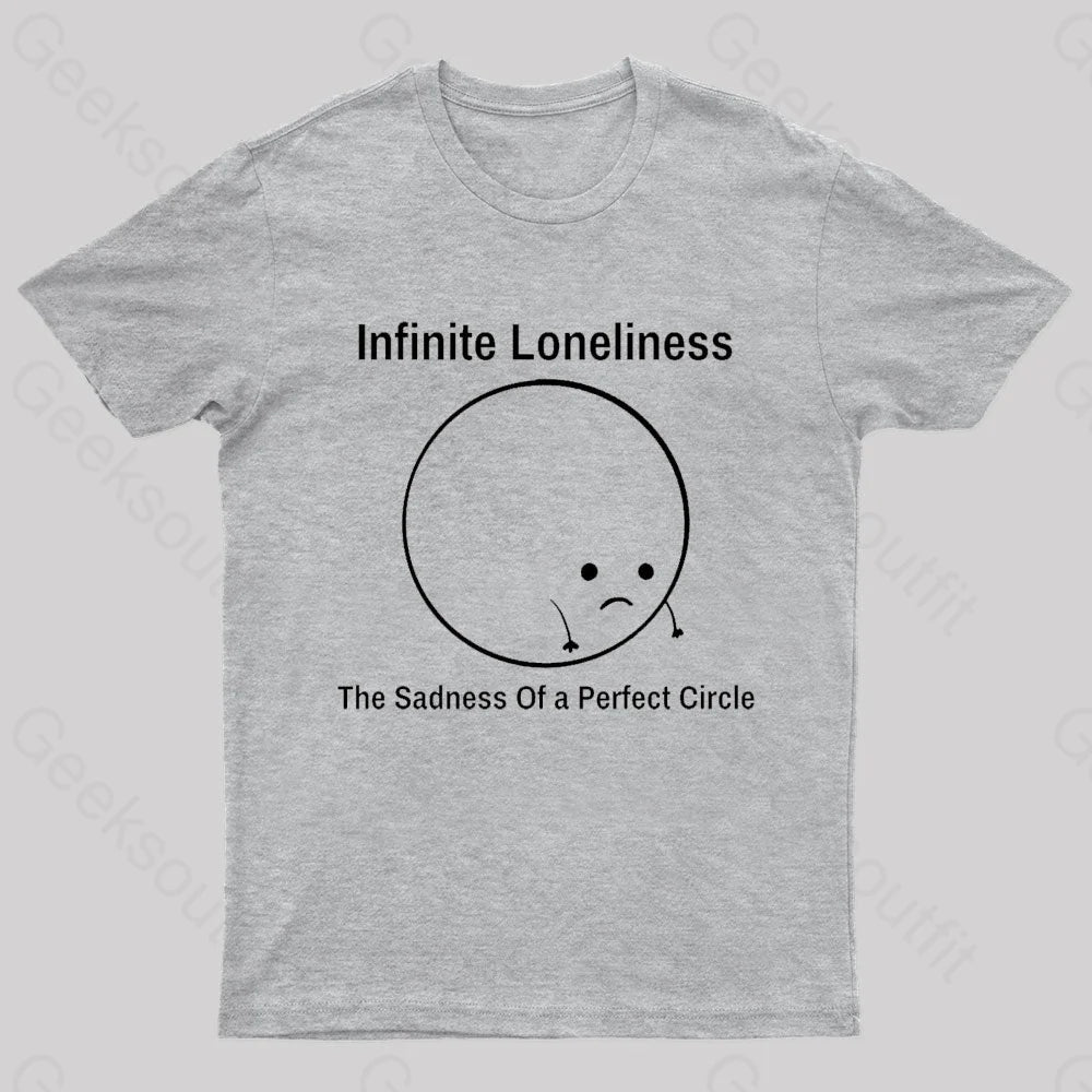 The Sadness Of A Perfect Circle Nerd T-Shirt Grey / S