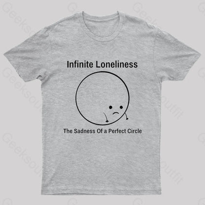 The Sadness Of A Perfect Circle Nerd T-Shirt Grey / S