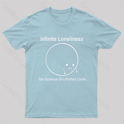 The Sadness Of A Perfect Circle Nerd T-Shirt Light Blue / S