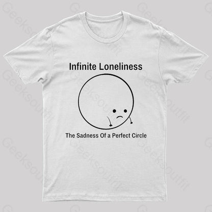 The Sadness Of A Perfect Circle Nerd T-Shirt White / S