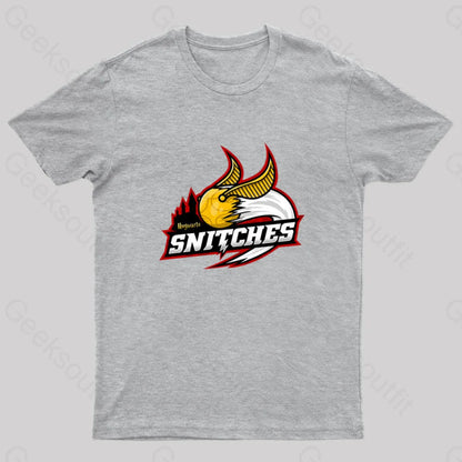 The Snitches Geek T-Shirt Grey / S