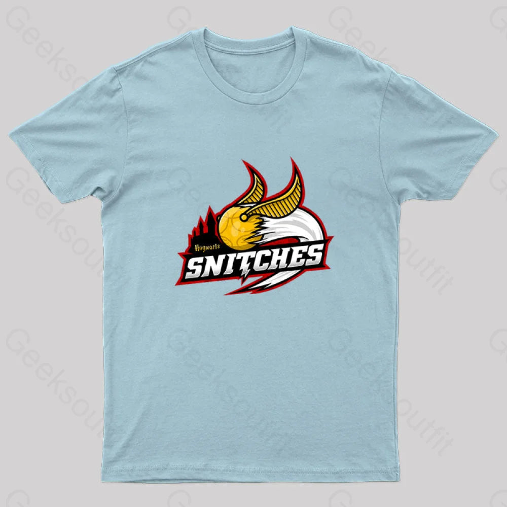 The Snitches Geek T-Shirt Light Blue / S