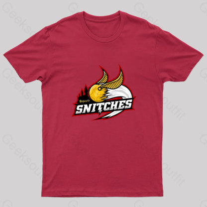 The Snitches Geek T-Shirt Red / S