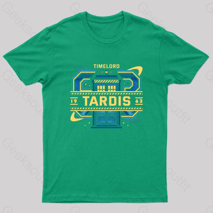 The Space Phone Box T-Shirt Green / S