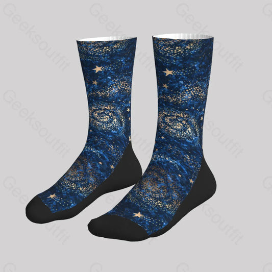 The Starry Night Men’s Socks Sks084