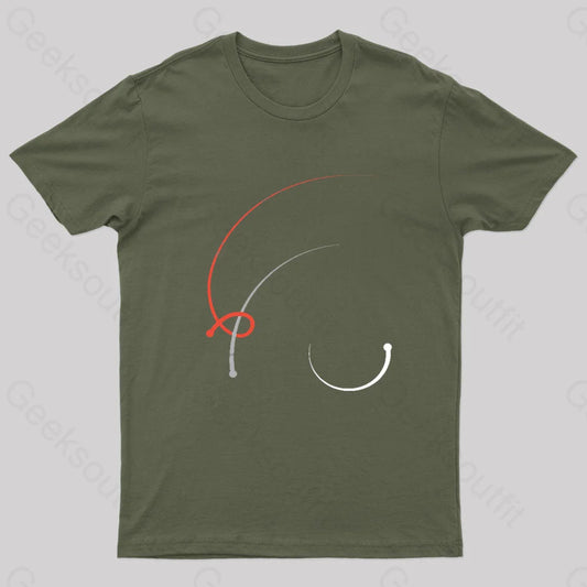 The Three Body Problem Book 1 Cover Geek T-Shirt Army Green / S