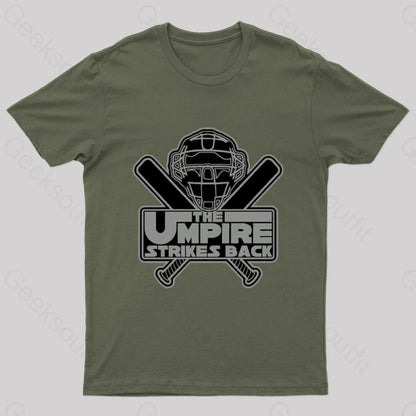 The Umpire Strikes Back Nerd T-Shirt Army Green / S