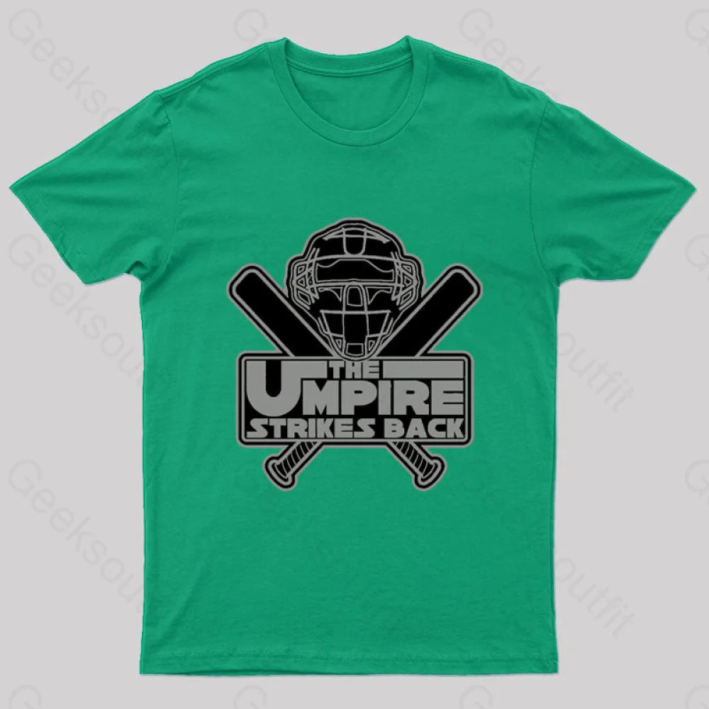 The Umpire Strikes Back Nerd T-Shirt Green / S