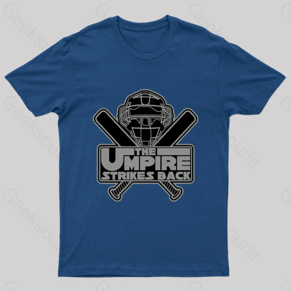 The Umpire Strikes Back Nerd T-Shirt Navy / S