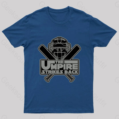 The Umpire Strikes Back Nerd T-Shirt Navy / S