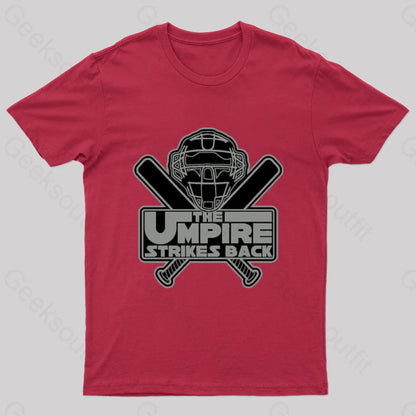 The Umpire Strikes Back Nerd T-Shirt Red / S