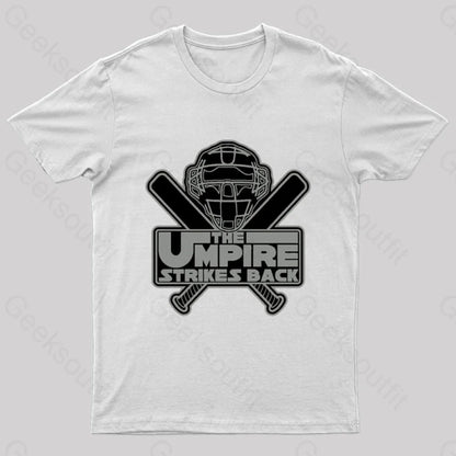 The Umpire Strikes Back Nerd T-Shirt White / S