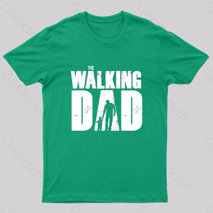 The Walking Dad Nerd T-Shirt Green / S