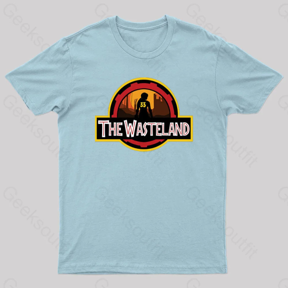 The Wasteland Geek T-Shirt Light Blue / S